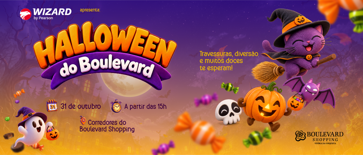 Imagem de Boulevard Shopping promove circuito gratuito de “Doces ou Travessuras” para celebrar o Halloween